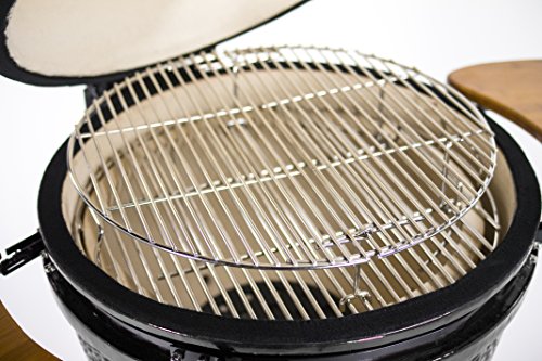 PIT BOSS Kamado BBQ Ceramic Grill Cooker 22 Inch Black