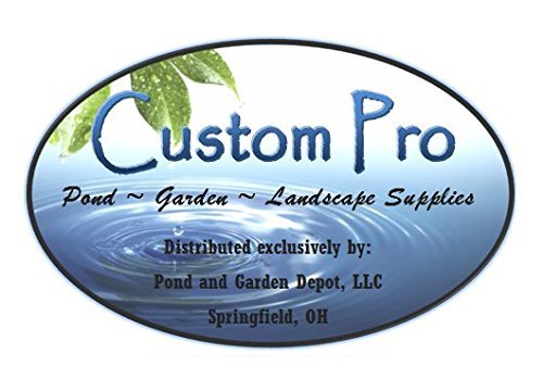 Custom Pro 1/3 HP Floating Pond and Lake Fountain Kit - 3500 GPH Pump, 4 Spray Styles, 100 Foot Cord