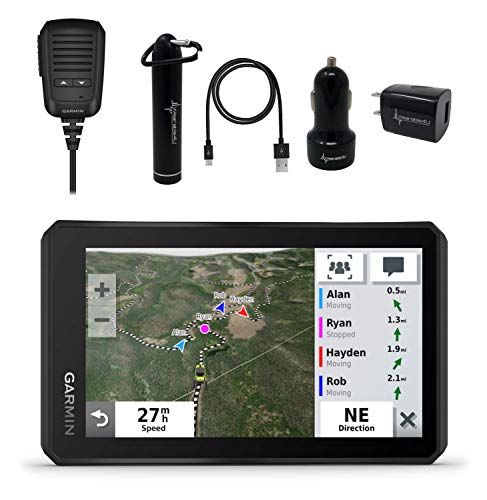 Wearable4U Garmin Tread Powersport Offroad Navigator with Group Ride Radio and Power Pack Bundle Navigator + Power Pack