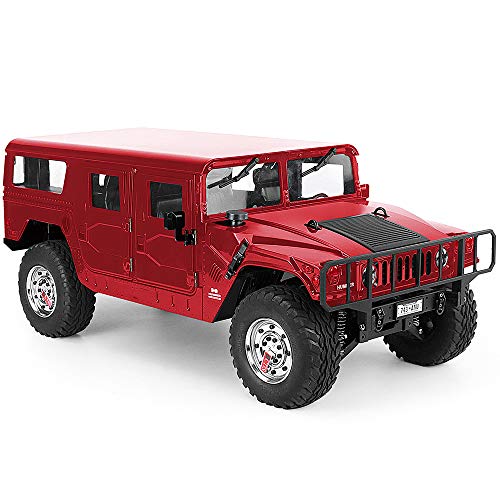 1/10 US GM Hummer H1 Military Truck 4WD Crawler RTR Red