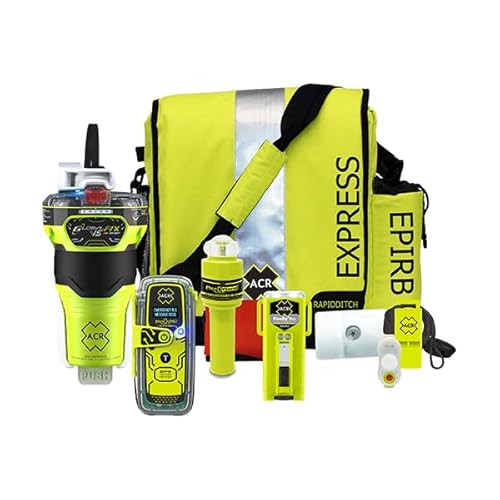 ACR GlobalFix V5 AIS EPIRB Survival Kit with ResQLink View RLS PLB, Yellow