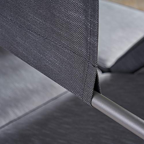 Christopher Knight Home Amos Outdoor Aluminum Daybed with Canopy Dark Grey/Grey Frame