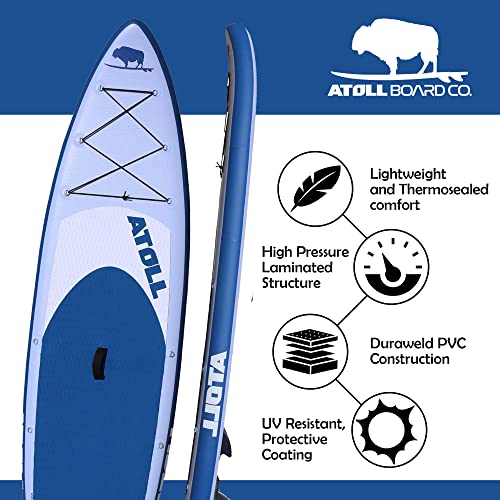 Atoll Inflatable Paddle Board Light Blue