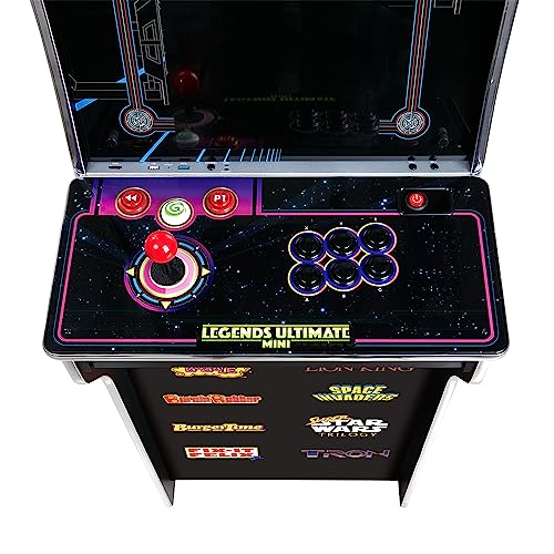 AtGames Legends Ultimate Mini Arcade Machine 150 Games WiFi HDMI Bluetooth Black