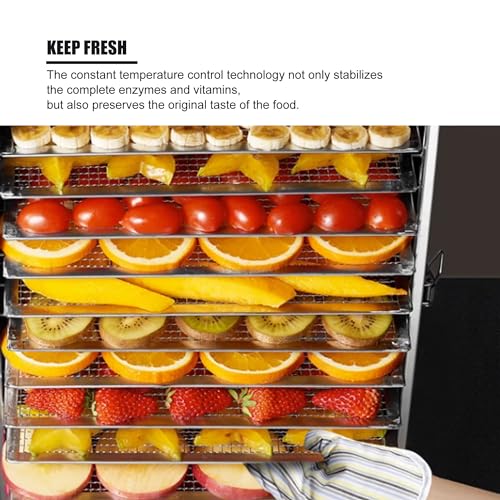 Yokoma 30-Layer Food Dehydrator for Fruits, Vegetables, and Pet Treats