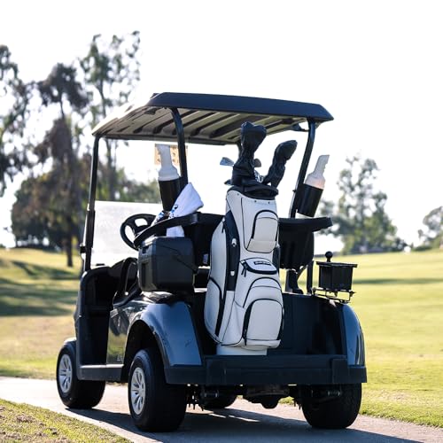 SuperStroke Golf Bag with Cart for Men & Women, Black