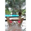 212 Main Bahama Round Folding Table 47in Multicoloured
