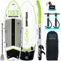 Driftsun Inflatable Paddle Board 12ft Extra Wide SUP Package Green
