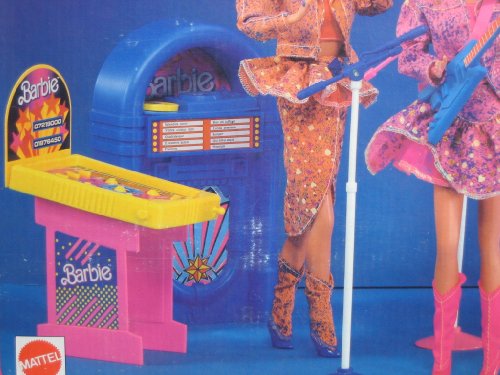 Barbie The Beat Recreation Room Playset with Wurlitzer & Pinball Machine (1990)