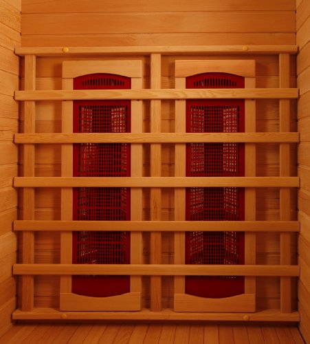 Blue Wave 1-Person Infrared Sauna with Ceramic Heaters and Sound System
