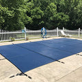 WaterWarden Premium Pool Safety Cover for 12' x 24' In-Ground Pool Blue Mesh
