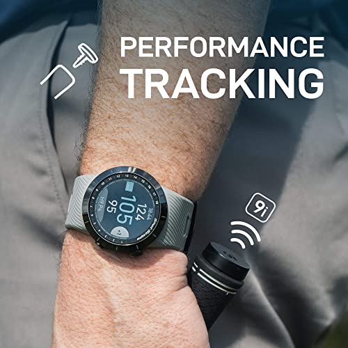 PlayBetter Shot Scope X5 Golf GPS Watch (Steel Gray) Bundle | Touchscreen, Shot Tracking Tags, Distances, Shot Detection