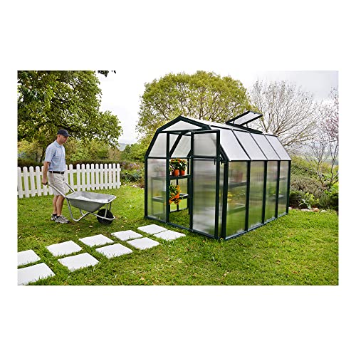 Palram Canopia Rion EcoGrow 2 Greenhouse 6x12 Ft Dark Green