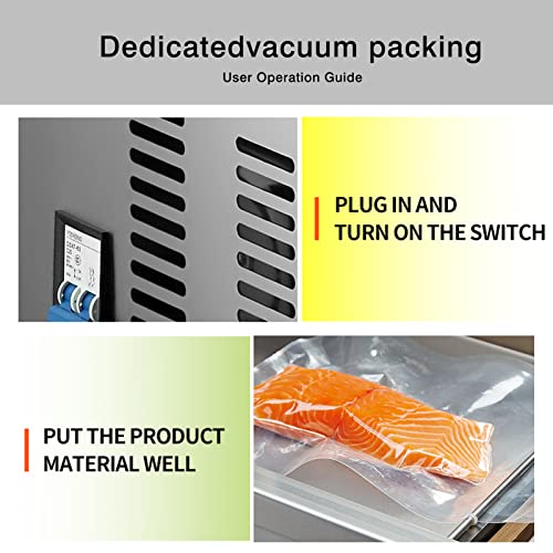 Kolice Commercial Automatic Chamber Vacuum Sealer Machine Food Saver Silver