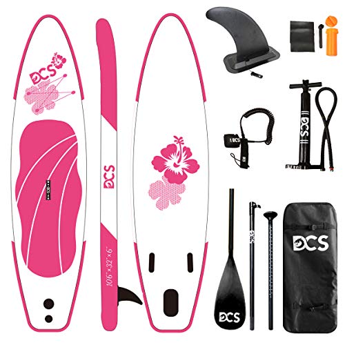 Airgymfactory Inflatable SUP for All Skill Levels Stand Up Paddle Board 10'6'' Pink