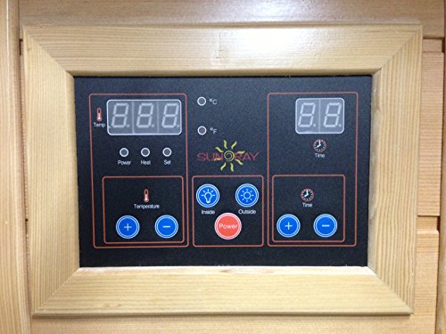 Sunray Bristol Bay 4 Person Infrared Corner Cedar Sauna Natural