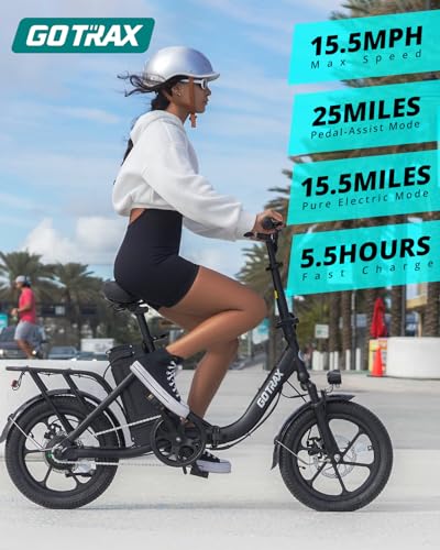Gotrax NEPHELE 16" Folding Electric Bike White