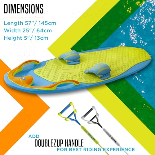 ZUP You Got This 2.0 Board All-in-One Kneeboard Wakeboard Wakeskate Wakesurf Board Blue