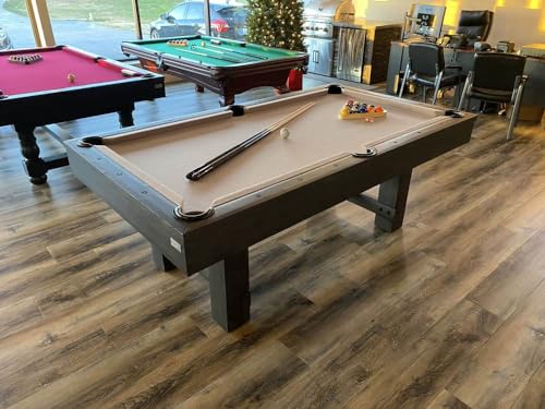 Chamberlain Game Tables London Nights Handcrafted Distressed Wood 7′ Pool Table