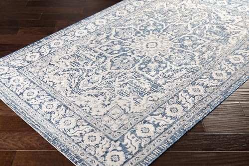 MARK & DAY 10x14 Mantinge Traditional Outdoor Rug Navy