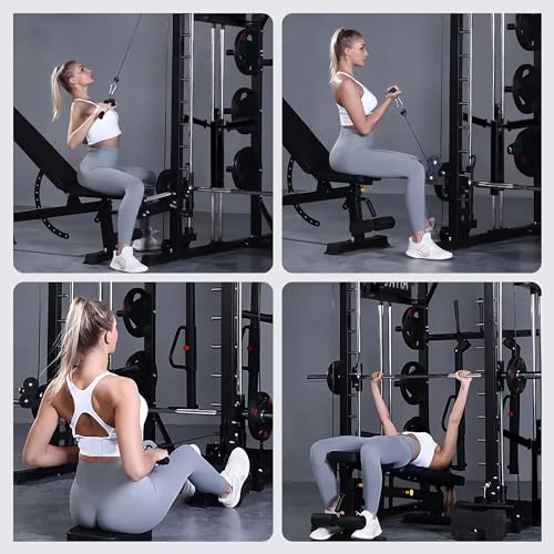 RitKeep Fitness PMAX-4750 Dual Plate Loaded Smith Machine Black (Plus)