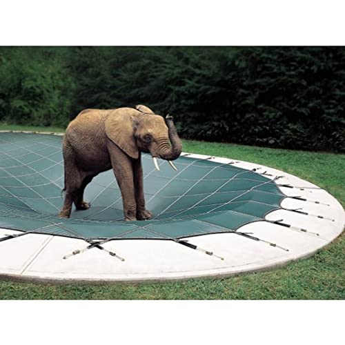 Loop-Loc 16' x 36' Rectangle Tan Mesh Pool Safety Cover