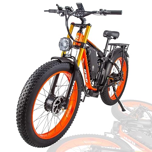 GJWLOMG KETELES K800 Pro Electric Bike 48V 23AH Orange