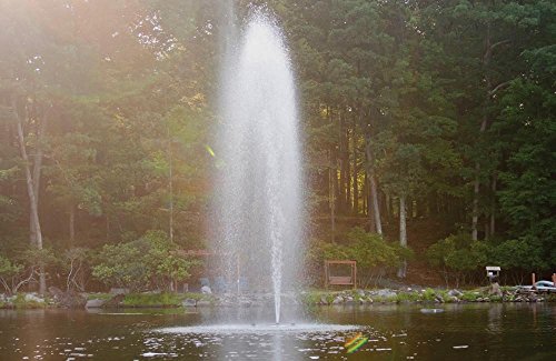 Fawn Lake Fountains 1/2, 3/4, 1 HP Floating Fountains Black