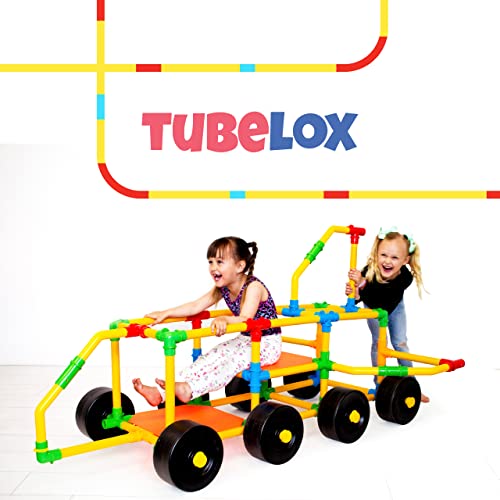 Tubelox Deluxe Building Toys Set 220 Pieces Multicolor