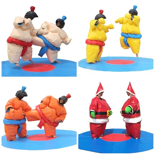 Air-Ads Supplies Wrestling Sumo Suit Set Orange