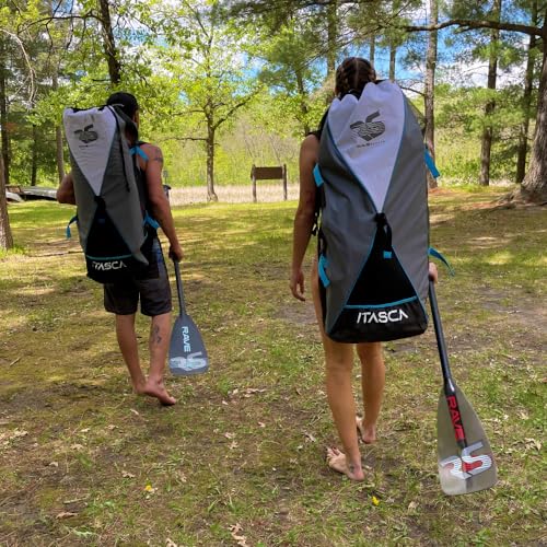 RAVE Sports Inflatable Stand Up Paddle Board Itasca 320 Quarry Blue