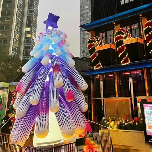 HOAELOS Inflatable Giant Christmas Tree Decorations 33 Feet