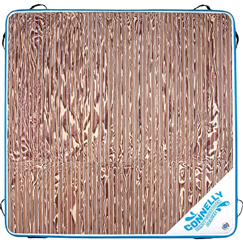 Connelly CWB Party Cove Dock Deluxe 10' Inflatable Floating Water Mat Brown