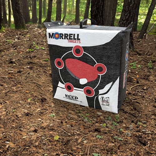 Morrell Keep Hammering Crossbow Archery Bag Target 54 lb 4 Pack White