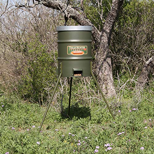 Texas Hunter Products 300lb Barrel Protein Feeder Model PF300