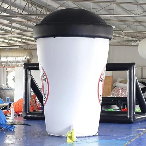 BOZHOUYUPIN PVC Inflatable Coffee Cup with Air Blower for Cafe Entrance Advertising Party Event As Picture Show