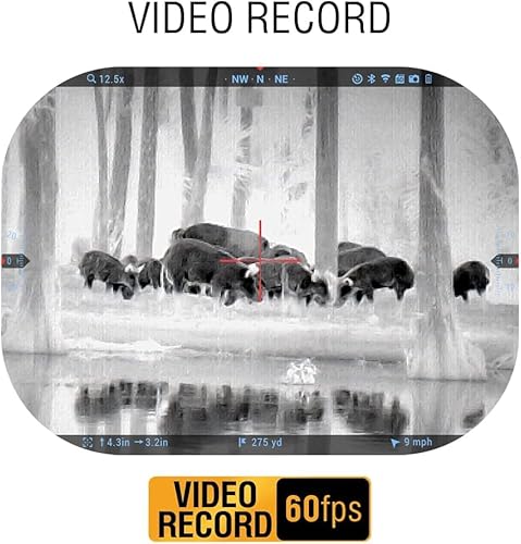 Certified Brands ATN Thor 5 LRF 320 Smart HD Thermal Scope with Laser Rangefinder and Video Recording