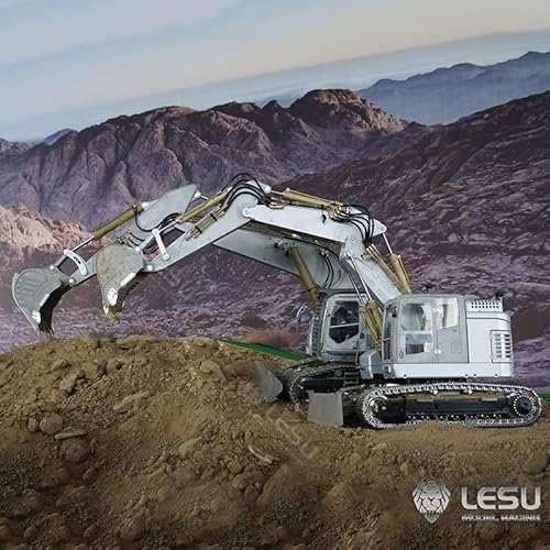 TOUCAN RC HOBBY 1/14 Lesu Metal Three-Arm Hydraulic RC Excavator Model