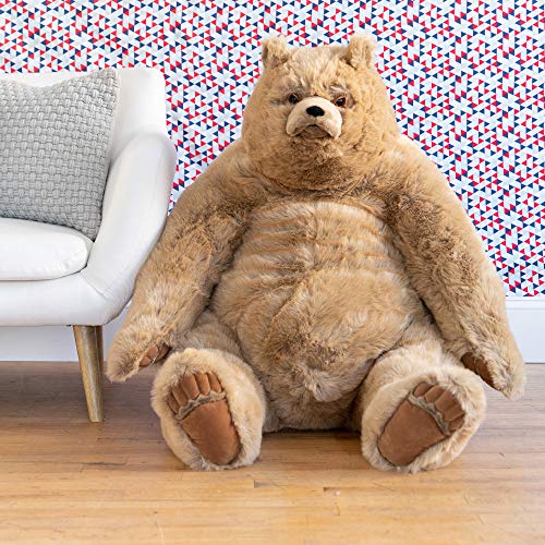 Manhattan Toy Kodiak Bear Jumbo 40" Plush Stuffed Animal Brown