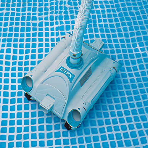 Intex Ultra XTR Rectangular Pool Set with Pump, Vacuum Cleaner & Skimmer Gray