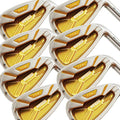 Pron Men's Golf Club Set Japan Iron Chrome Finish TRG22 Model Regular Flex Silver Graphite