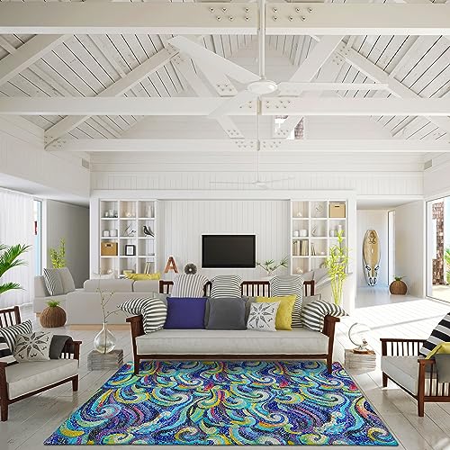 Addison Rugs Surfside ASR44 Ocean Indoor Outdoor Rug 10' x 14' Easy Clean Machine Washable