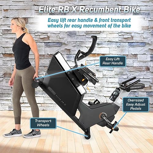 3G Cardio Elite RB Exercise Bike Recumbent Commercial Grade Gray/Silver