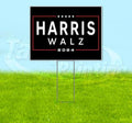 TampaPrinting Harris Walz YS00086 Yard Sign 18" x 24" with Metal Step Stake