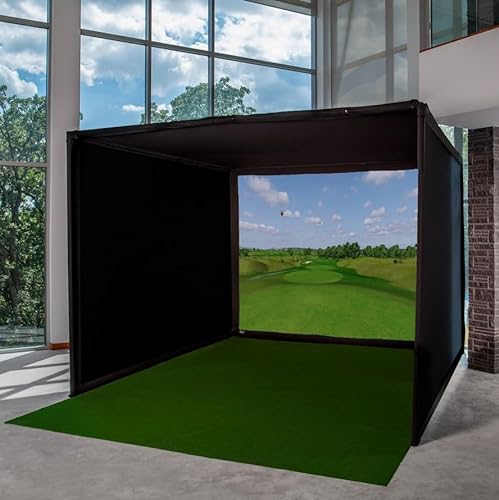 Big Moss Golf Pro Indoor Simulator Practice Bay Multicolor