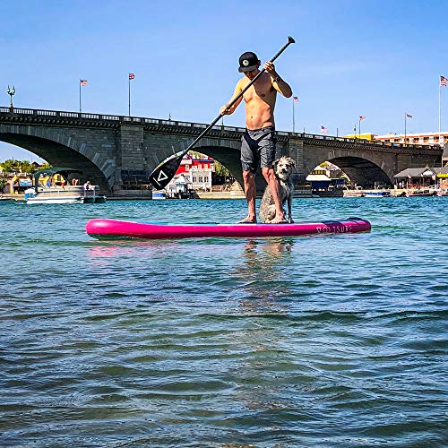 VoltSurf 11' All-Around iSUP Inflatable Paddle Board Kit Pink