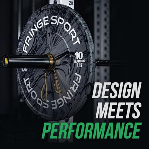 FringeSport Tie-Dye Tiger Stripe Bumper Plates Set 370 lbs