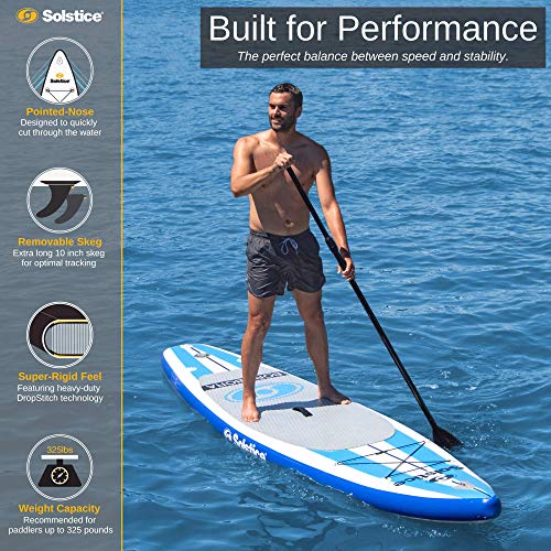 Solstice by Swimline Bora Bora Inflatable Stand Up Paddleboard Multi