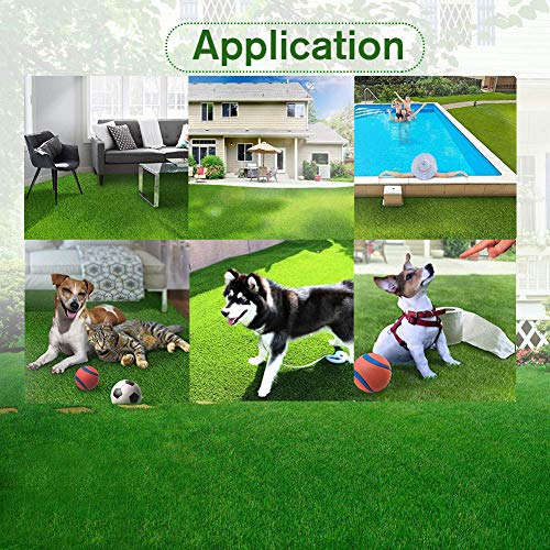Fas Home Artificial Grass Turf 11FTX78FT Customized Width-11FT