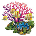 Custom Mosaics, Inc. Coral Reef Porcelain Swimming Pool Mosaic